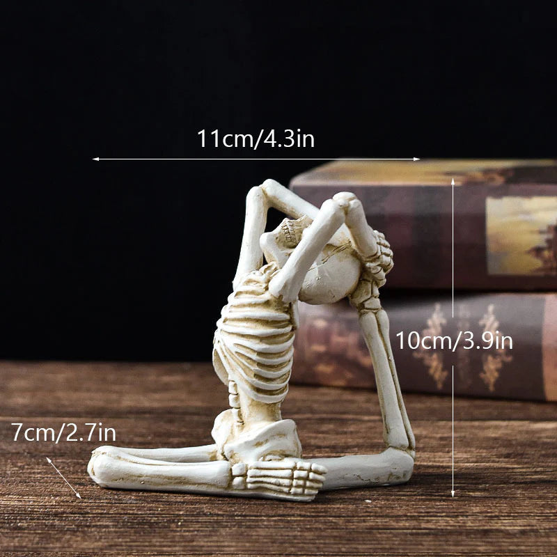 Esqueleto Zen · Figura De Yoga Decorativa