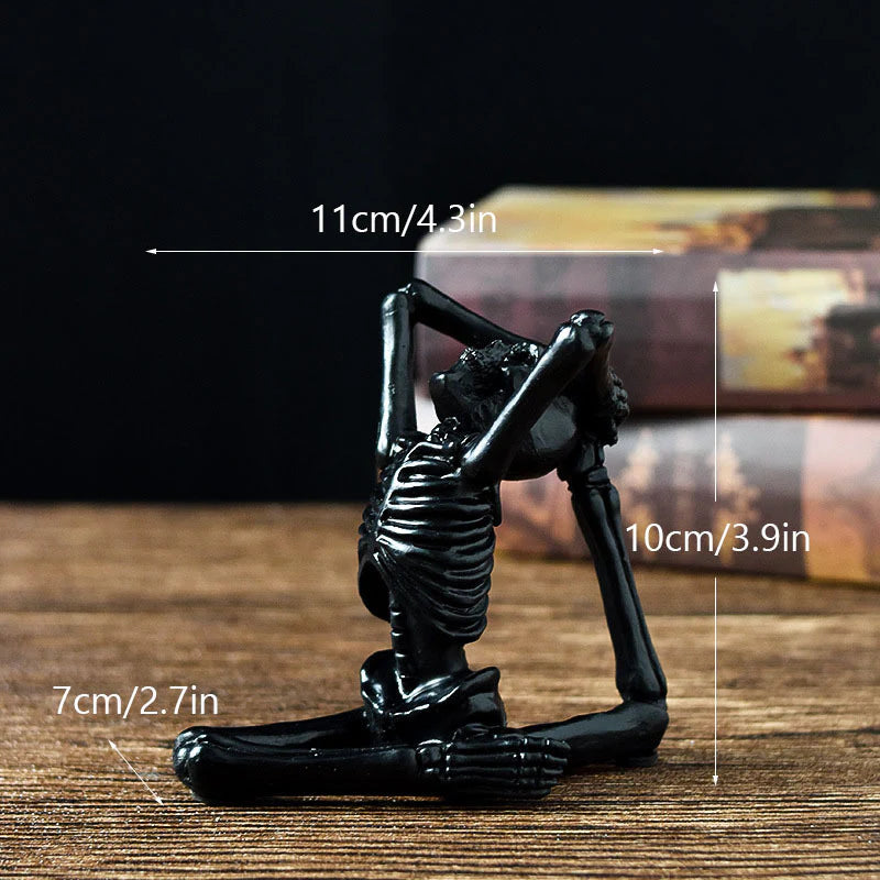 Esqueleto Zen · Figura De Yoga Decorativa