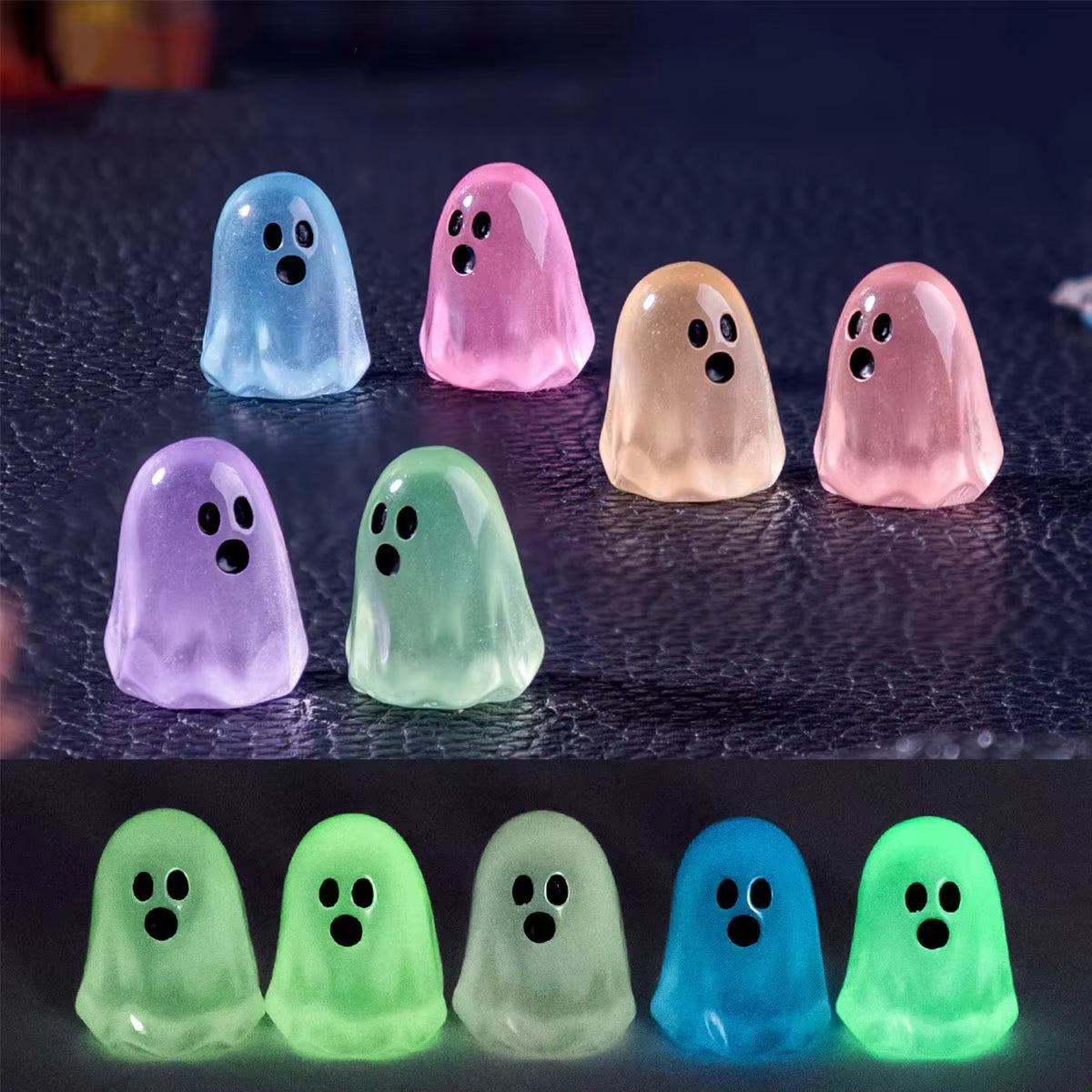 Fantasmitas Brillantes · Pack De 10